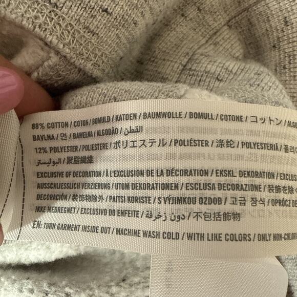 Abercrombie & Fitch Women’s S Boho Embroidered Floral Sweatshirt Tunic Dress - Picture 5 of 9